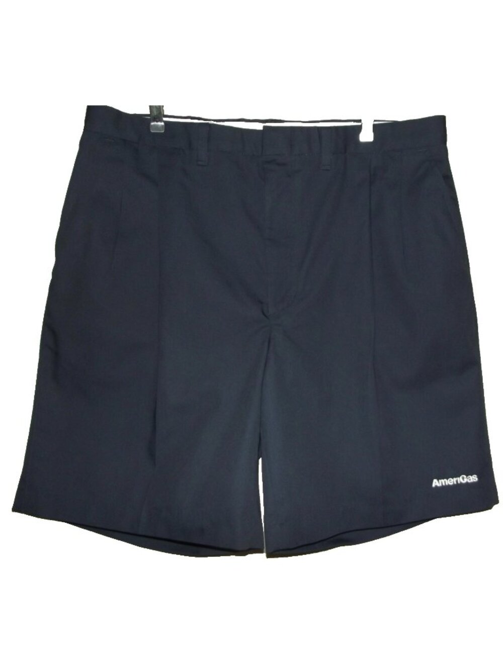 AmeriGas Riverside Shorts Mens 38 x 8" Navy Blue pleated uniform cotton poly